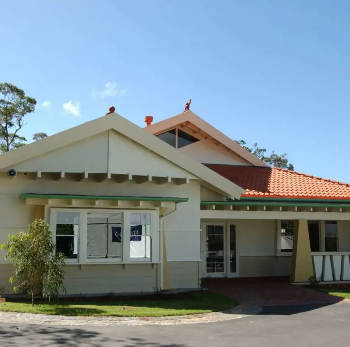 Backyard to Bush accommodation house used for education programs at Taronga Zoo Sydney.